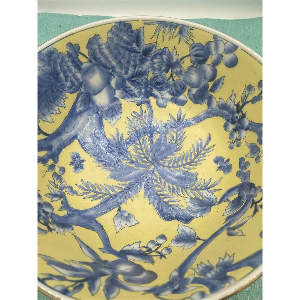 Amazing Porcelain Japanese ware 10 Inch Centerpiece bowl 10” Diameter - Picture 12 of 12